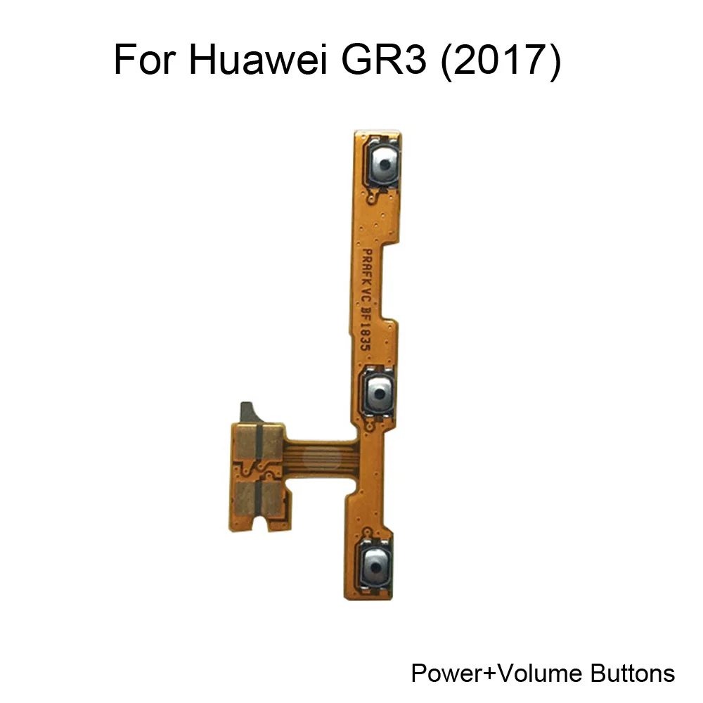 Кнопка включения/выключения питания для Huawei GT3 GR3 (2017) + гибкий кабель громкости FPC