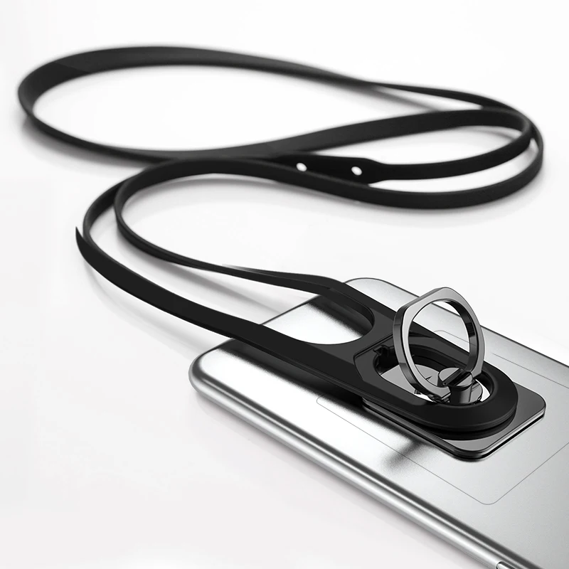 Новейший Универсальный 360 градусов кольцо на палец новый ремешок 2 в 1 держатель