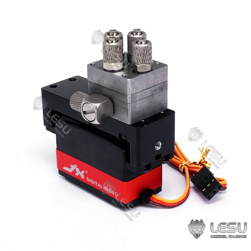 LESU Metal Directional Valve Servo for 1/14 RC Hydraulic Dumper Truck Loader DIY Model Forklift