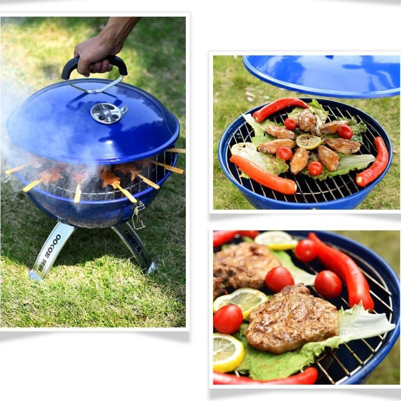 Портативный открытый барбекю гриль Патио Кемпинг Пикник печь подходит для 3 5