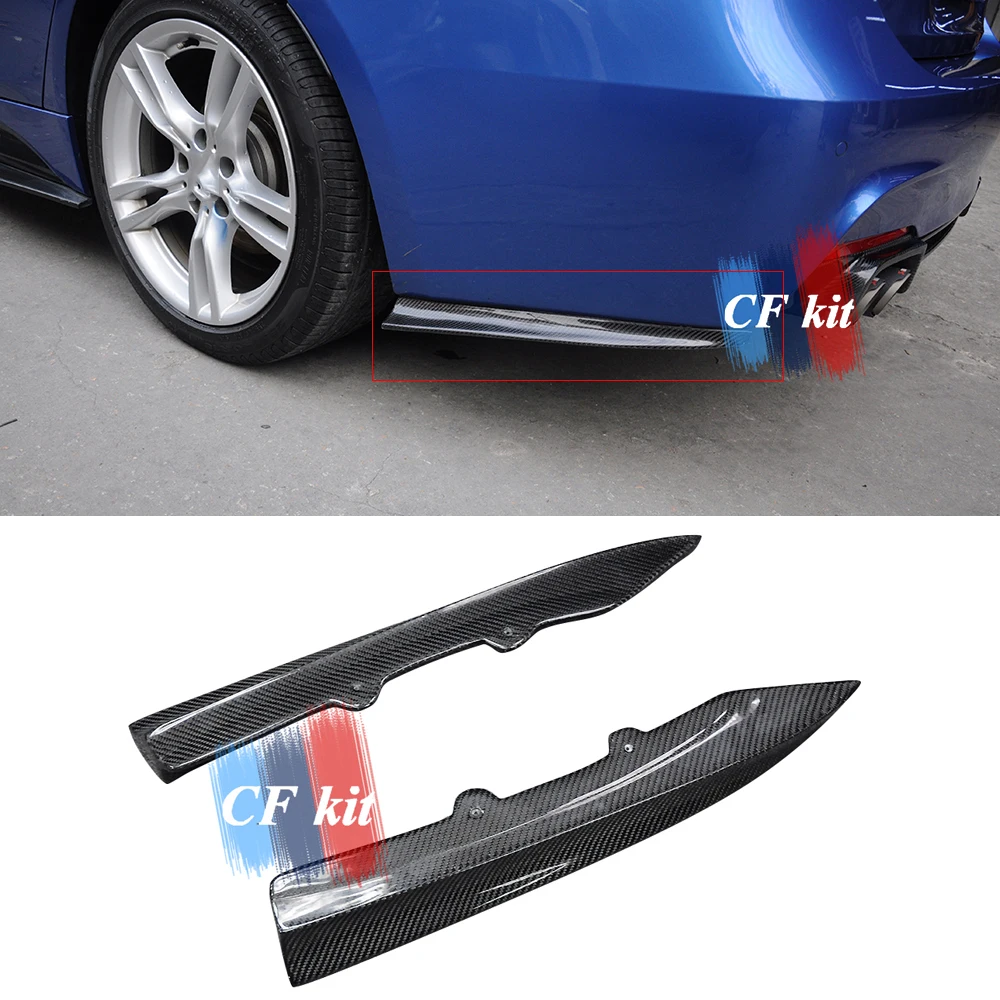 Комплект задних разветвителей из углеродного волокна CF бампер спойлер для BMW F30