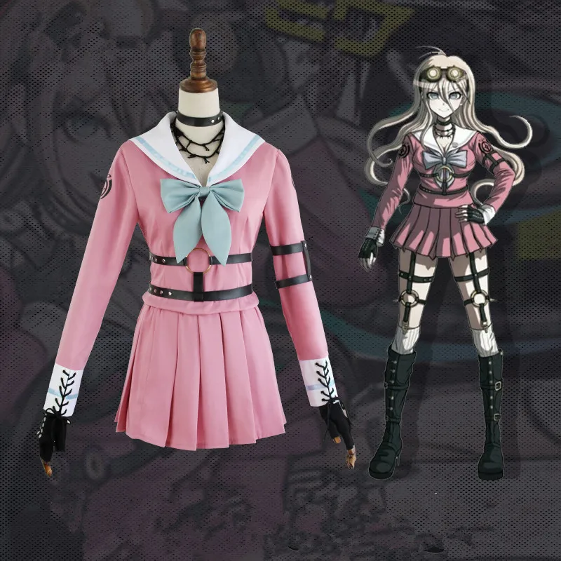 Убийство Harmony ирума Miu Кролик Форма Danganronpa V3 костюм на Хеллоуин Рождественское
