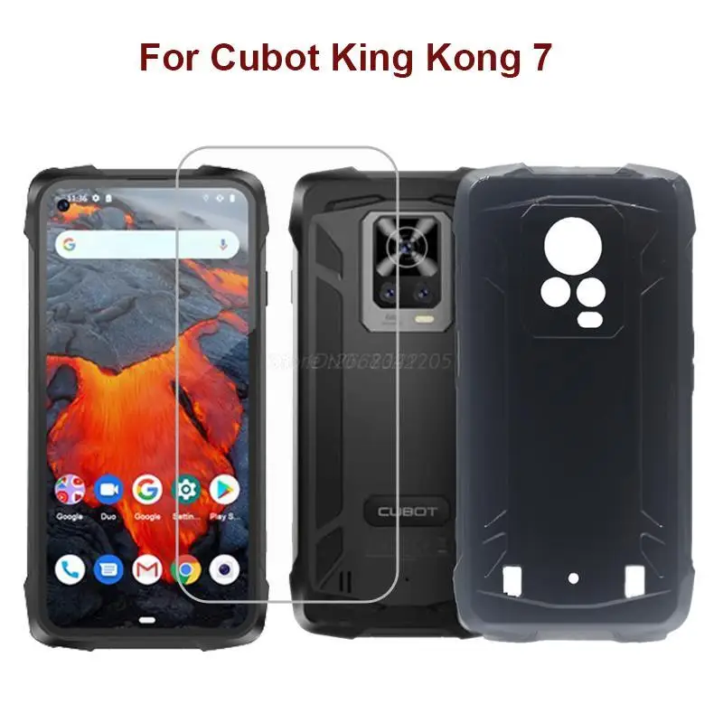 Прозрачный силиконовый чехол для Cubot KingKong7 5 Pro Mini 2 CS 9H Защитное стекло King Kong 7 5Pro