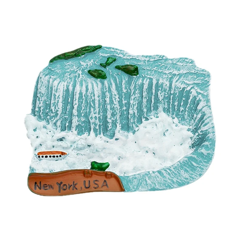 Уникальные 3D трехмерные магниты на холодильник из смолы наклейки туристическая