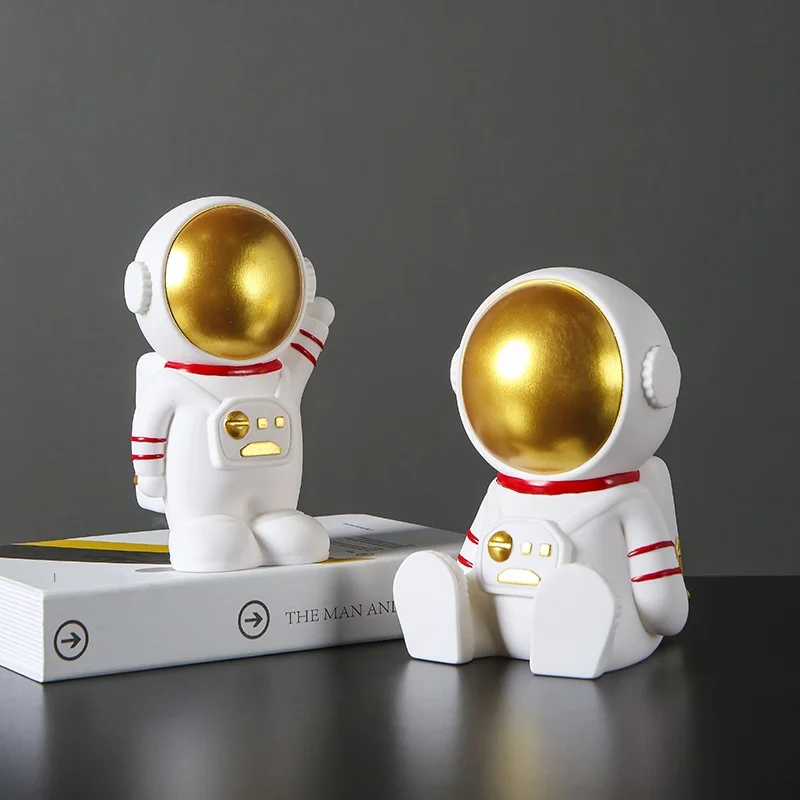 Аксессуары для украшения дома Современные гостиной астронавт миниатюрные фигурки креативный Копилка