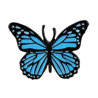 l2378 blue butterfly cute enamel pin badges on backpack lapel pins brooches on clothes gifts for friends jewelry accessories