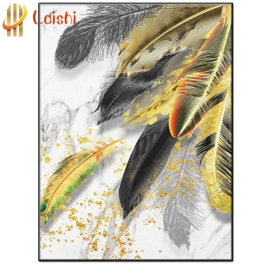 

5D DIY Golden leaves Diamond painting full square round diamond mosaic cross stitch Rhinestone mosaic home decoration gift