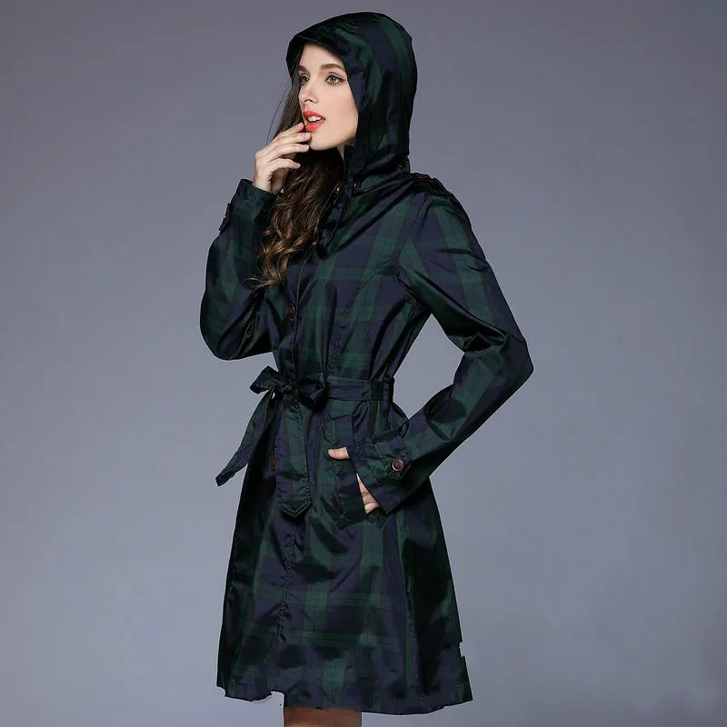 Ladies Waterproof Rainwear Raincoat Women Long Black Adult Ponchos Jackets Female Chubasqueros Impermeables Mujer 6A55 | Дом и сад
