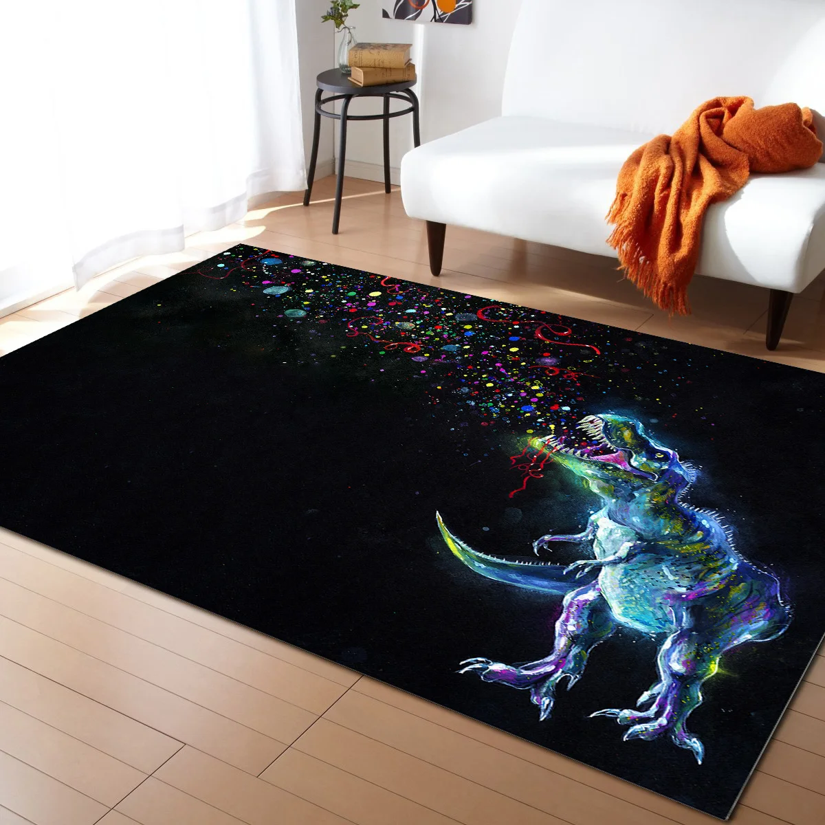 

Коврик с динозавром для гостиной, ковер для детей, рандовые ковровые покрытия, домашний декоративный коврик для дивана и стола