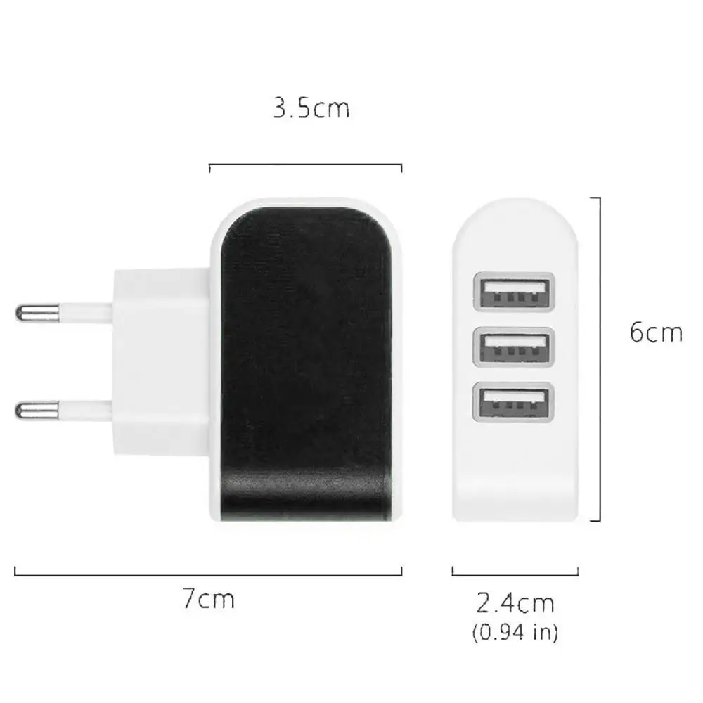 Универсальное зарядное устройство для мобильного телефона IPad Xiaomi адаптер iphone. 1A