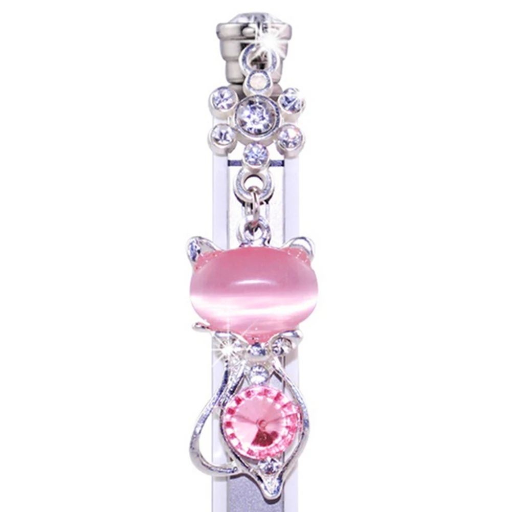 3.5 mm Jack Cat Crystal Anti Dust Plug Earphone Cap Stopper Cute cat Accessories for Phone Cup | Мобильные телефоны и