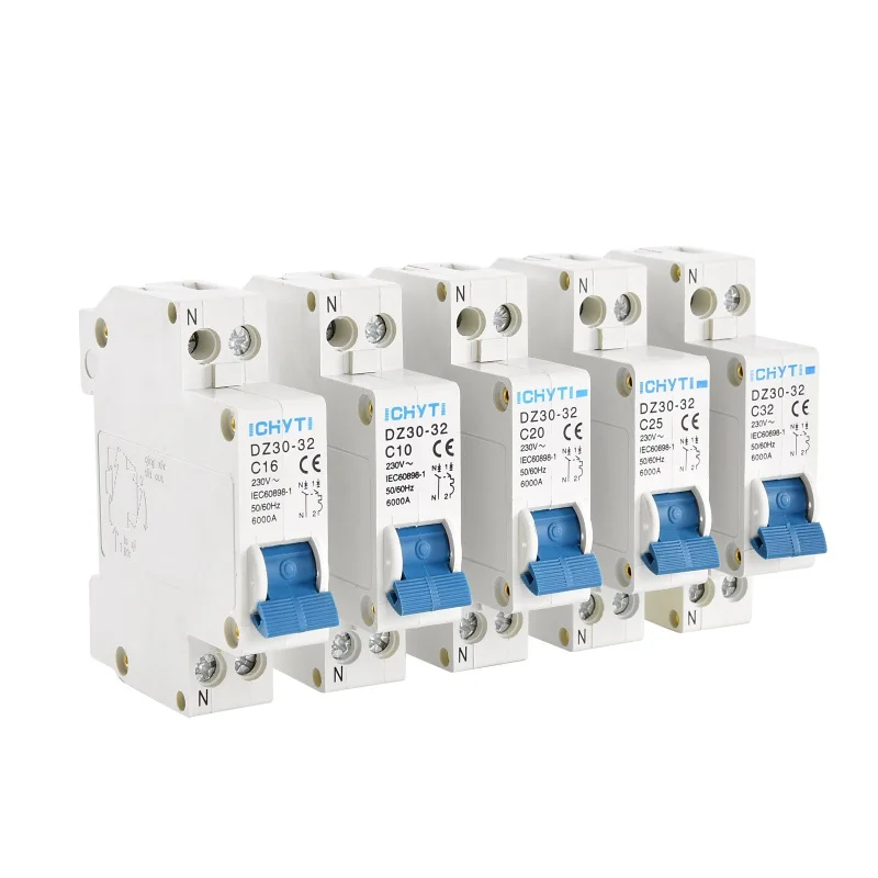 Бесплатная доставка бытовой автоматический выключатель CHYT Φ 1P + N 18 мм на Din рейку