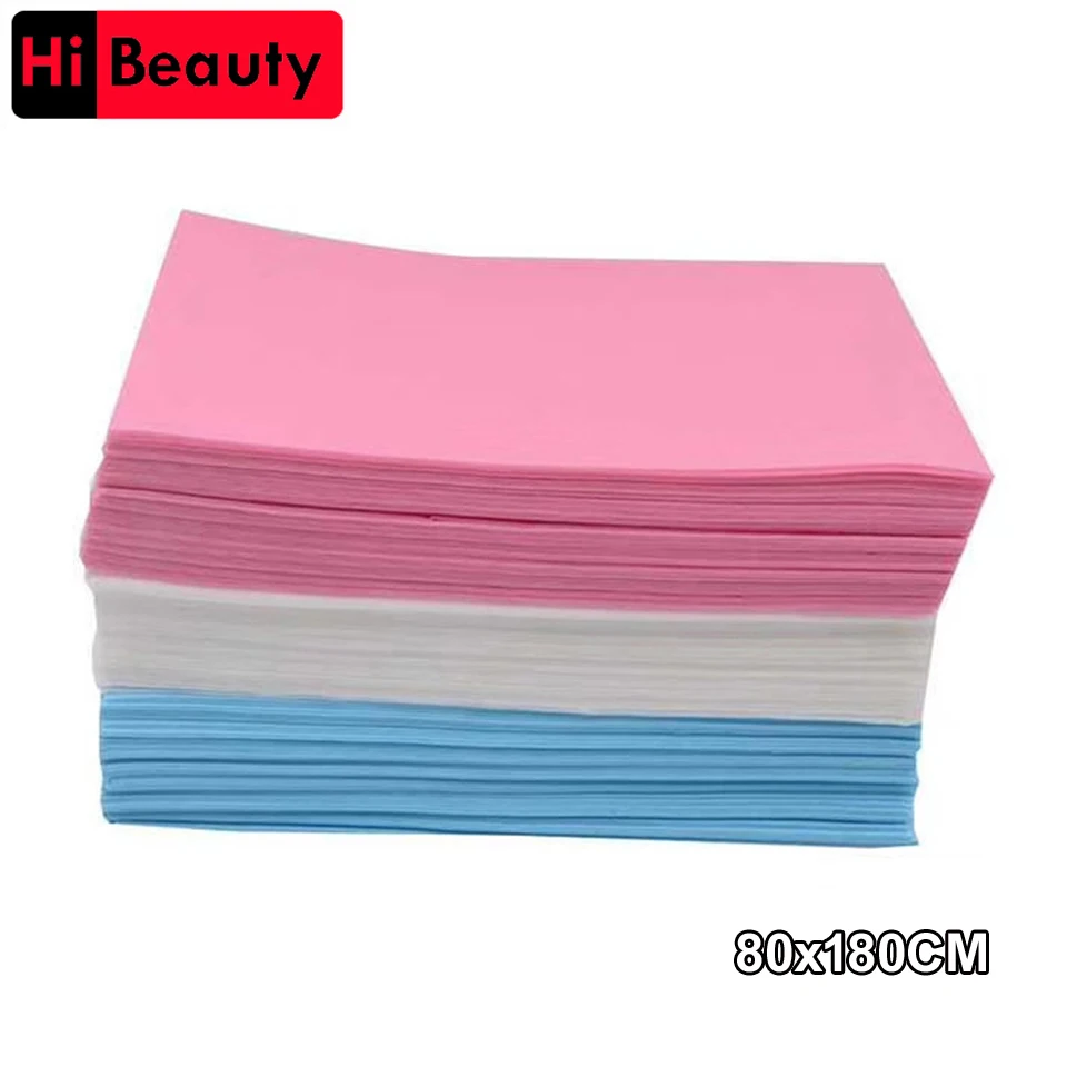 Одноразовое водонепроницаемое нетканое хлопковое постельное белье 10 цветов