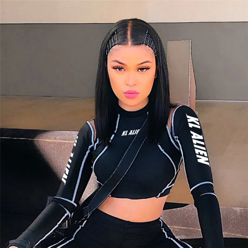 

Women Outfit Fitness Gym Shirt Sexy Yoga Crop Tops Shirts Long Sleeve Top Running Sport T-Shirts Training Sport Outfit For Woman