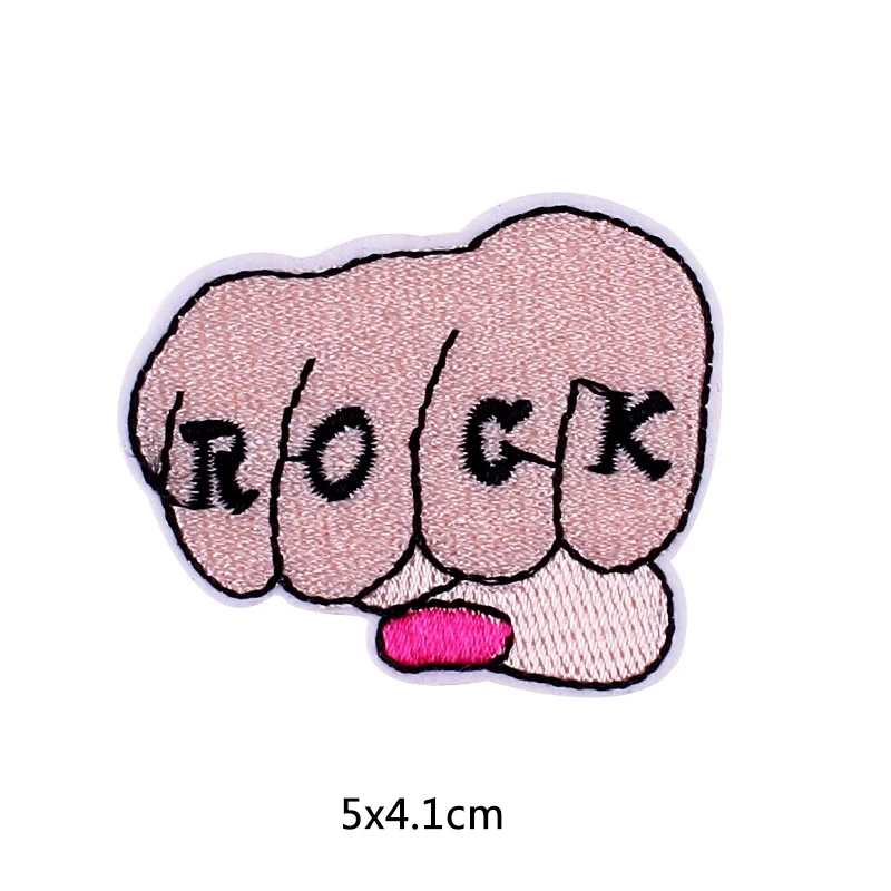 Pulaqi DIY Хип хоп нашивка панк патчи утюгом на одежду нашивки с вышивкой для одежды