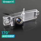 GreenYi 1080P HD 170  Автомобильная камера заднего вида для Toyota Harrier Highlander Lexus RX300 Ночное видение Реверсивный 4-контактный разъем для парковки автомобиля AHD