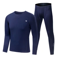 men fleece lined thermal underwear set motorcycle skiing base layer winter warm v neck long johns shirts tops bottom suit