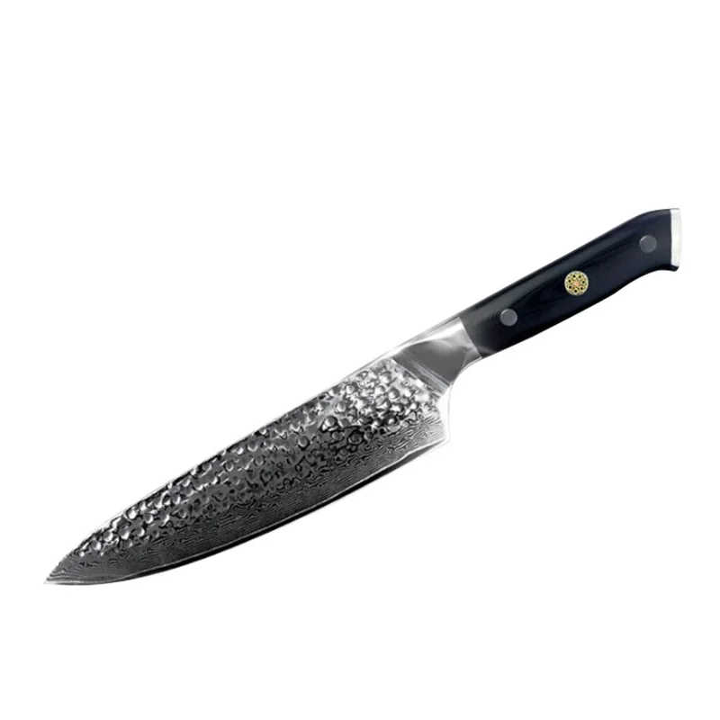 

LUOKESI 8-inch 67-layer Damascus steel G10-handle kitchen knife household meat cleaver paring kitchen knife cooking utility