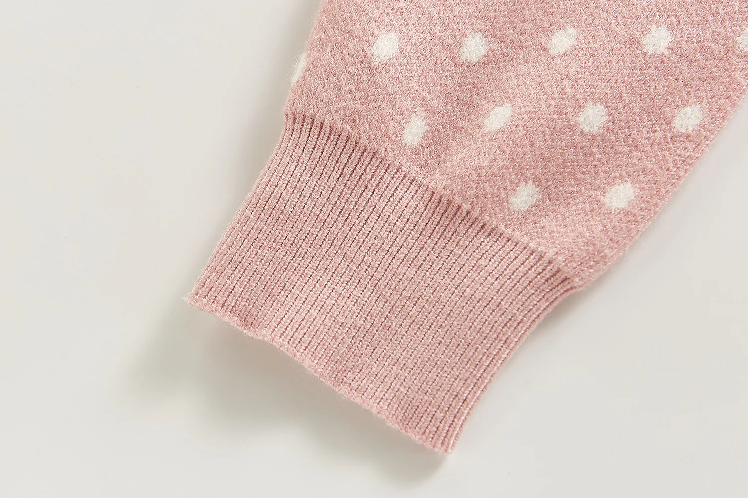 

2021 Autumn New Dot Print Baby Pants For Girls Knit Leggings Baby High Waist Pp Pants Kids Cotton Sweater Infant Trousers