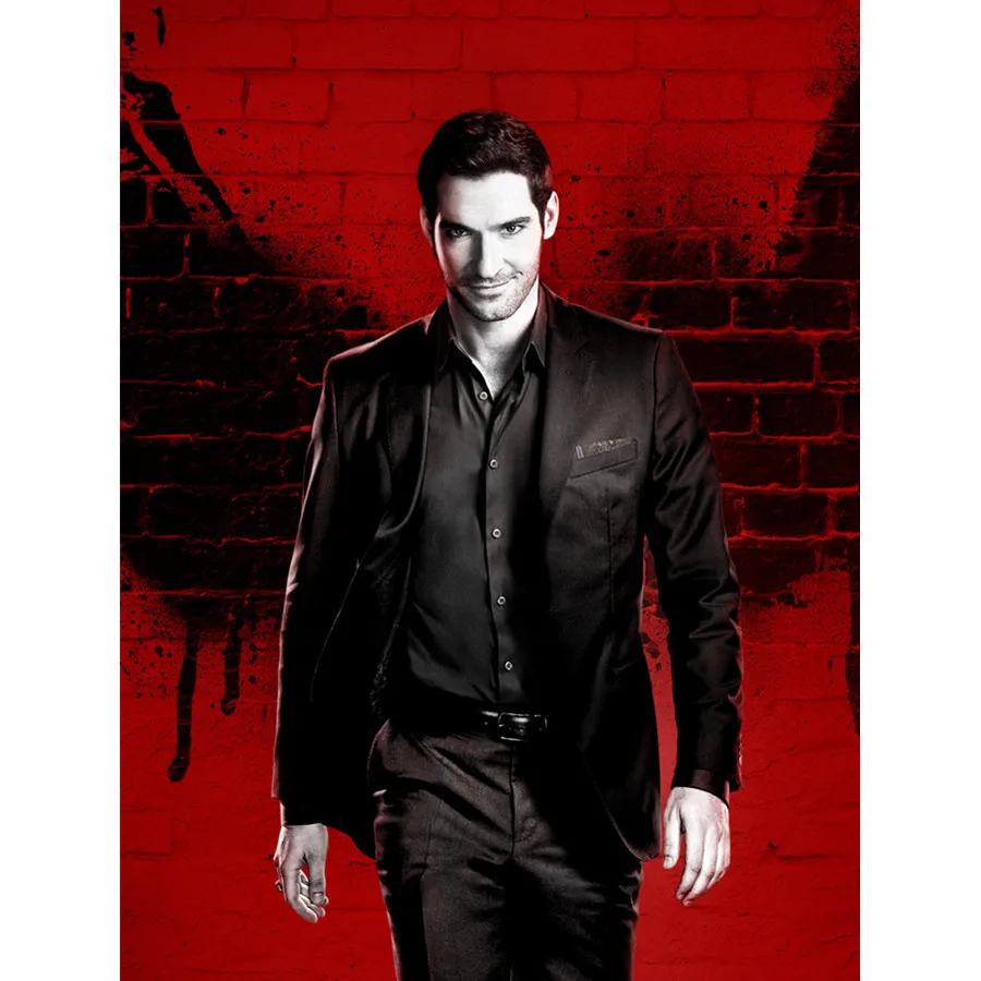 

5D DIY full square painting diamond character mosaic TV poster "Lucifer" painting embroidery home living room decoration gift