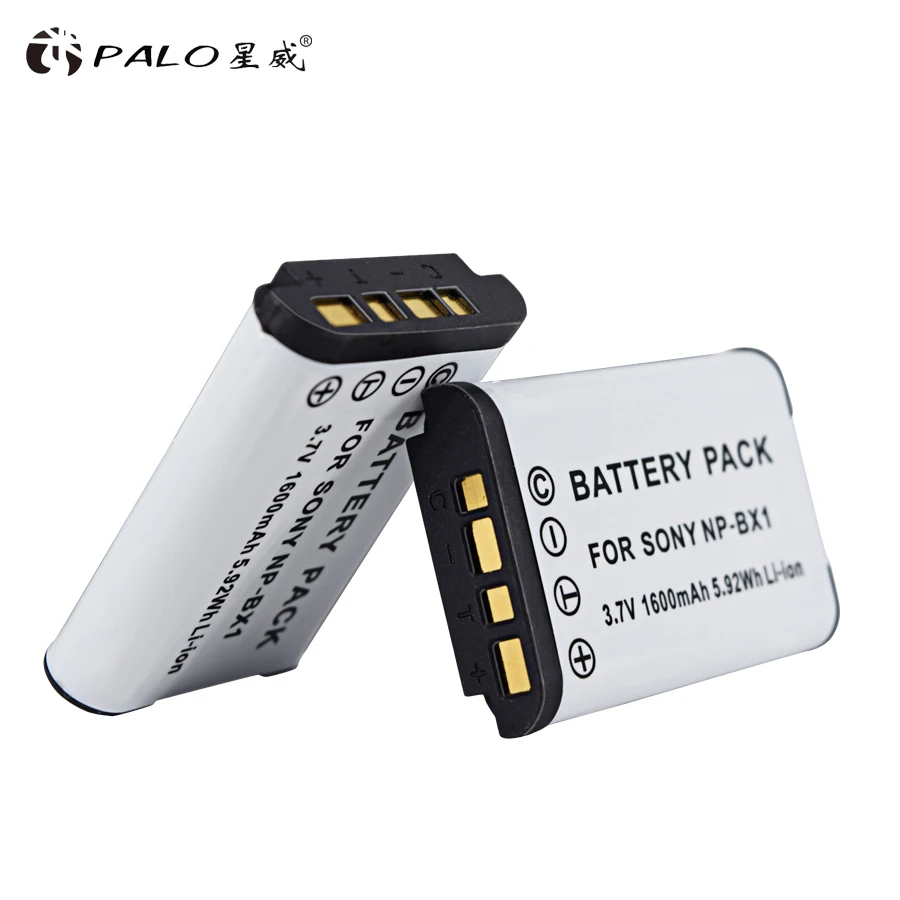 Аккумулятор PALO для цифровой камеры 2 шт. батарейки 1600 мАч sony RX100MS AS50R AS100V AS200V HX90 60 50