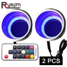 2pcs Car-styling Universal Car Truck Drink Can Cup Holder Door Mount Stand Drinks Holders For Car Marine Boat 7 Color Led Light