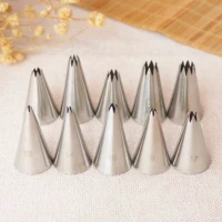 1322 open star icing nozzle stainless steel small size piping cake decorating tips royal pastry tip tools bakeware