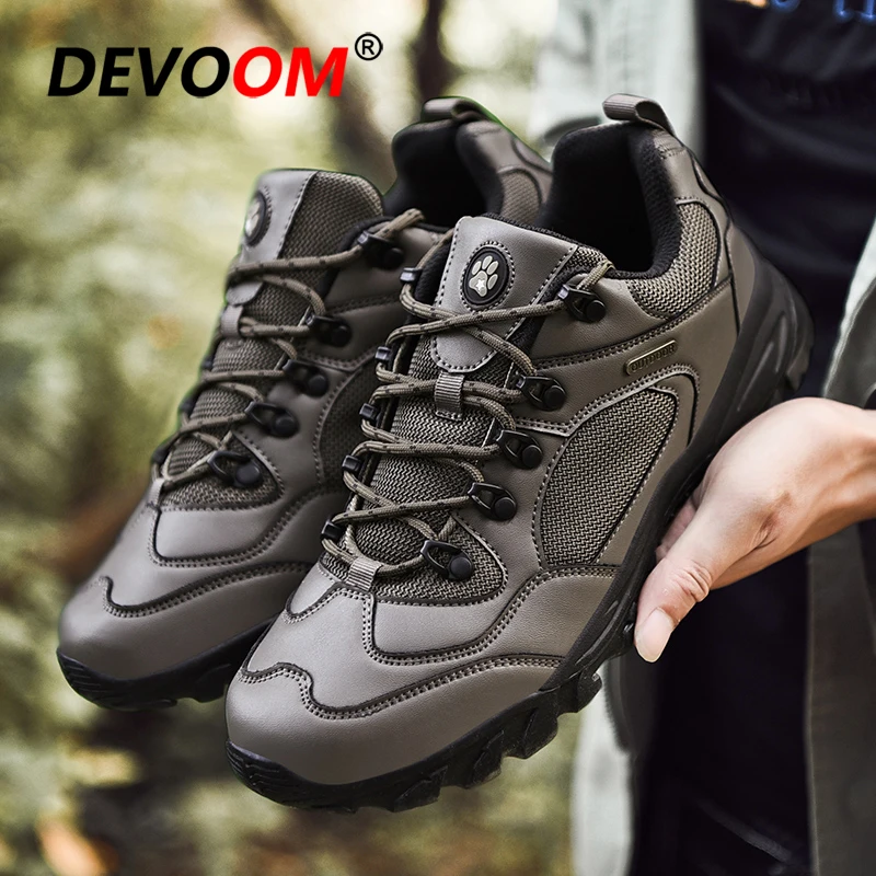 Туристические ботинки 2019 года для походов по горам, открытых пространств и охоты, водонепроницаемые, для треккинга и спортивных прогулок, кроссовки для мужчин, размер EU 49.