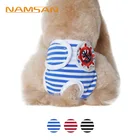 Одежда для собак, физиологические штаны, полосатые, Тедди, менструация, нижнее белье для домашних животных, одежда, товары, аксессуары