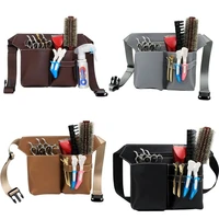 unisex professional barber scissors bag waist pouch men women multifunction hairdressing hair salon tool storage case bum bag