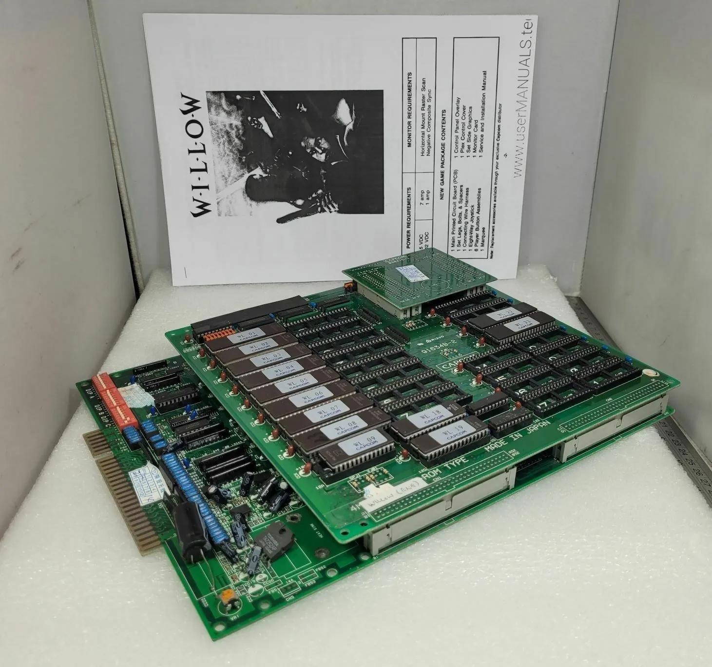 CPS Аркада PCB видеоигра Capcom CPS1 материнская плата истребитель II/окончательный