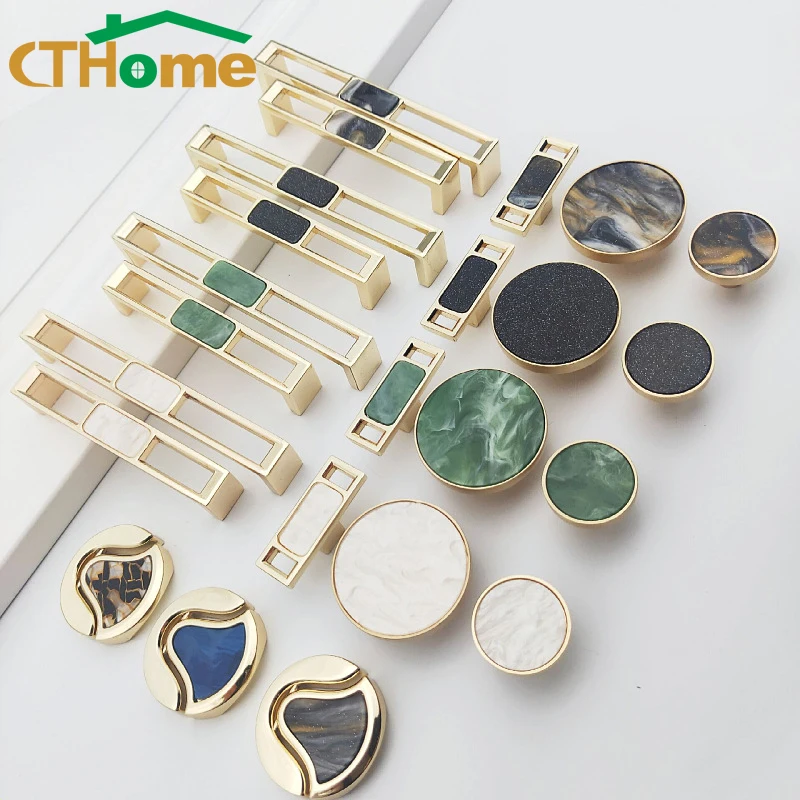 Дверные ручки и из цинкового сплава для корпуса шкафа элегантные мебельные смолы