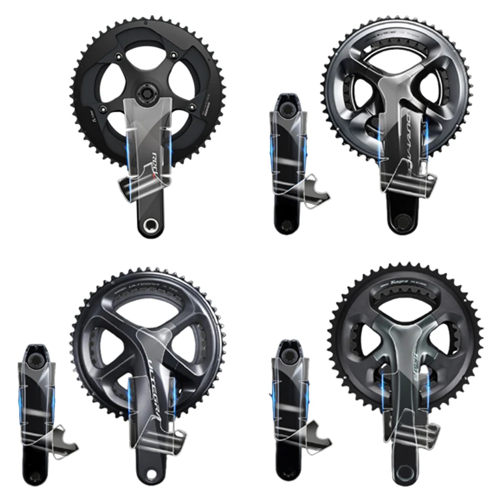 

Road Bike Crank Protective Film MTB Bicycle Crank Invisible Stickers Protector Cover Crank Stickers