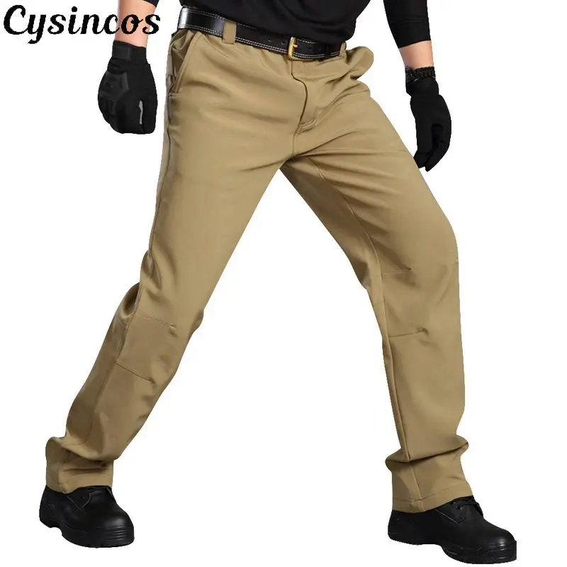 Новые тактические брюки CYSINCOS мужские камуфляжные для бега большие размеры