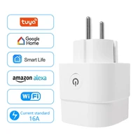 cbe new wifi smart sockets 16a eu uk us plug tuya smart life app work with alexa google home smart home automation