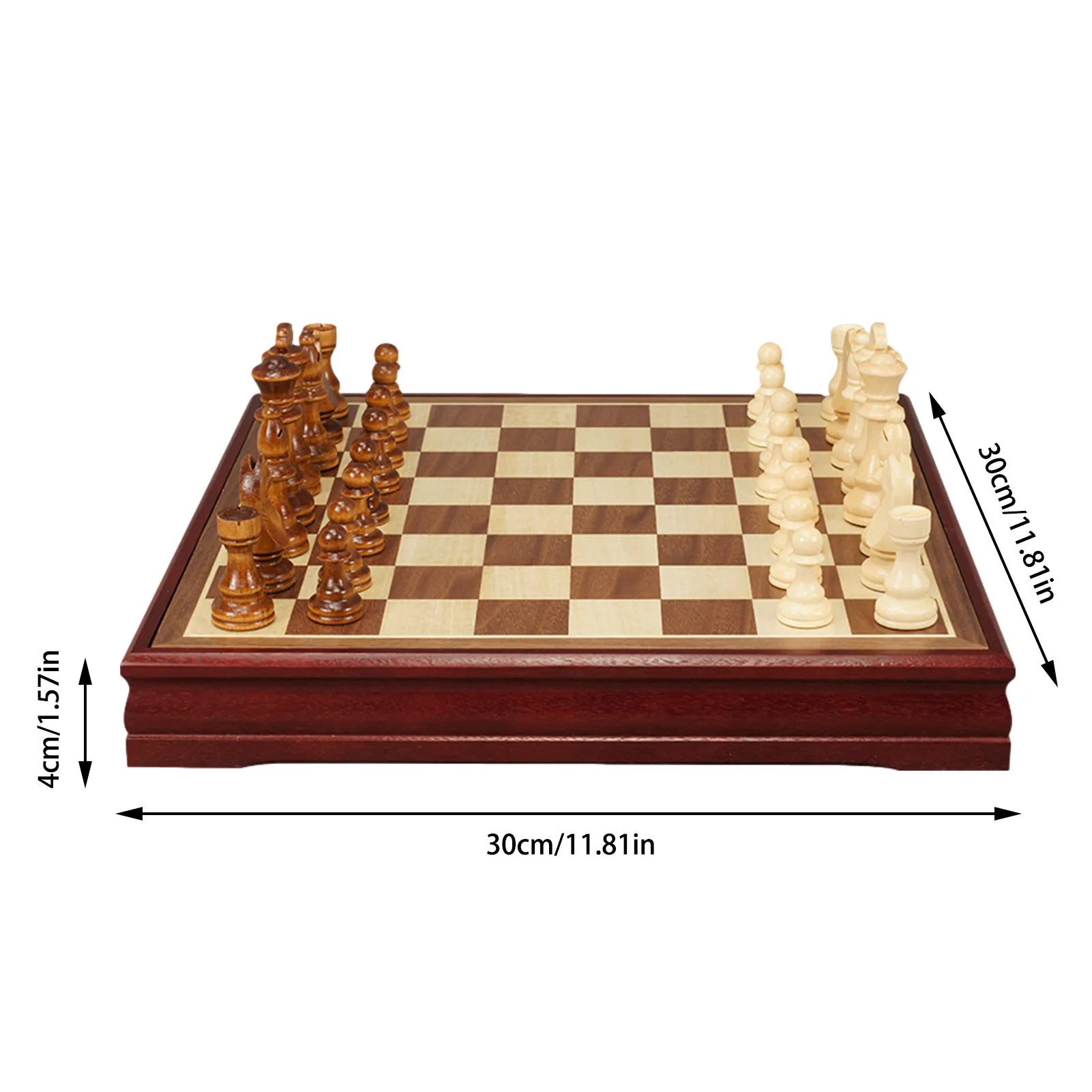 

Solid Wood Handmade Chess Educational Board Game Toy Children Professional Chess Game Toy Set Gift