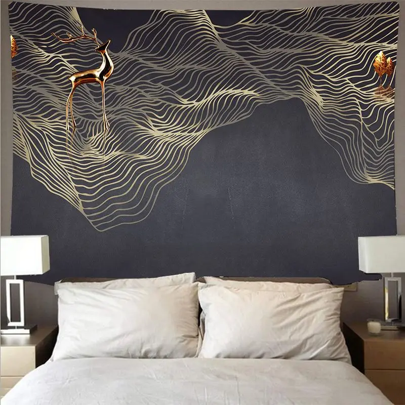 

Эстетическая живопись, гобелен, настенное украшение, простое искусство, роскошный стиль, фотообои, декор для комнаты DM50T