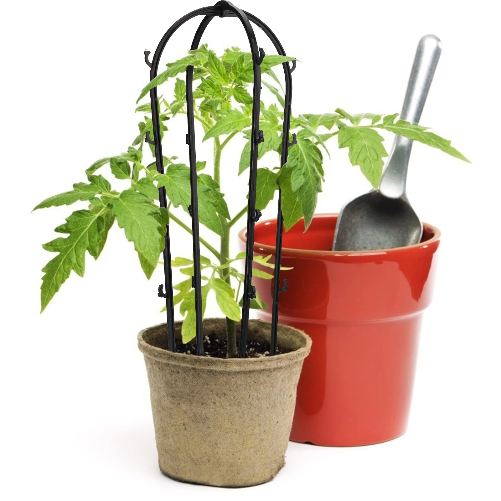 

Support Plant Climbing Frame 6PCS Beans Vegetables Multifunction Plastic Flower Trees Tomatoes U-shaped Durable Garden Trellis