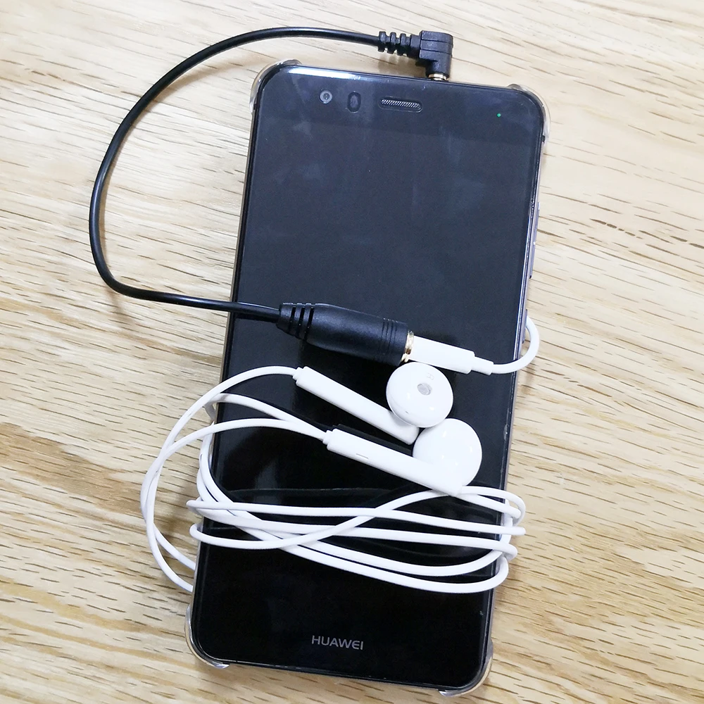 15cm 3.5mm CTIA to OMTP male female right angled mutual converter audio headphone connectors jack adapter plug cable |