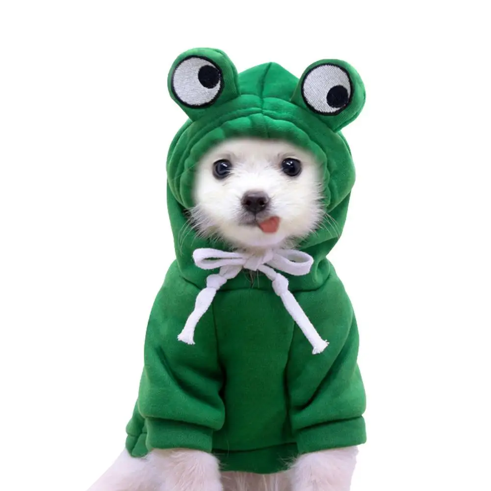 

Pet Hoodie Dog Clothes With Ringo Frog Banana Shape For Cats Puppies Dogs