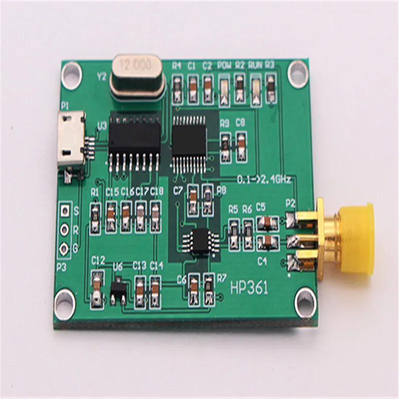 USB РЧ измеритель мощности 0 1 ~ 2 4 ГГц регулируемое значение затухания