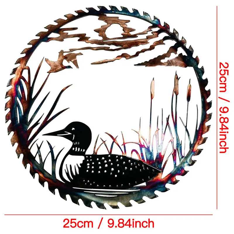 

Silhouette Hanging Ornament Special Jagged Shape Decoration Metal Wall Decor For Home Office Decor Home Decoration Accessories