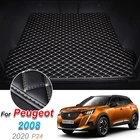 Кожаные коврики для багажника автомобиля, для Peugeot 2008, 2020, P24