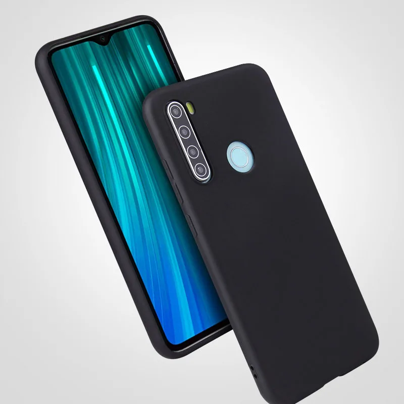 Чехол для Redmi Note 8 T Мягкий Силиконовый ТПУ чехол Матовые чехлы карамельных цветов