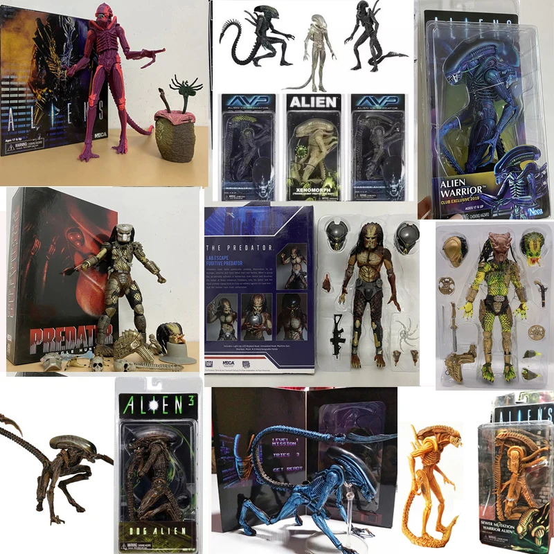 

Фигурка инопланетянина против Хищника в сетку инопланетянин ксеноморф полупрозрачная прототип костюма воин собака инопланетянин 3 канали...