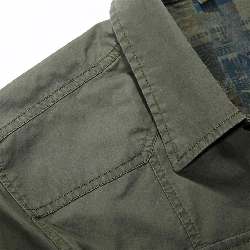 Джип сплошной цвет хлопок мужские рубашки с коротким рукавом отложным