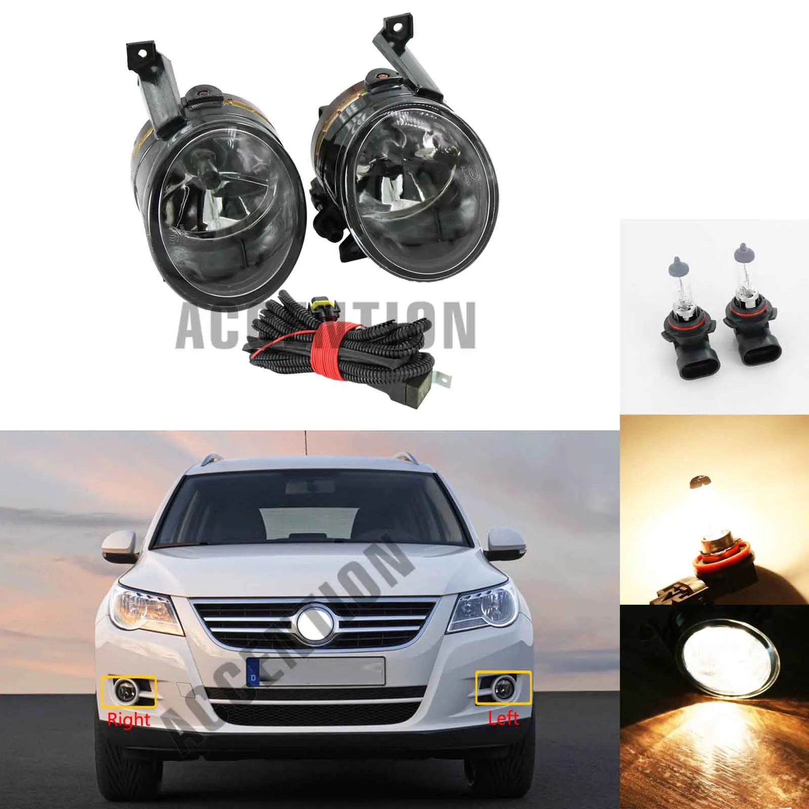 Светильник для VW Tiguan 2007 2008 2009 2010 автомобильные Стайлинг новые передние