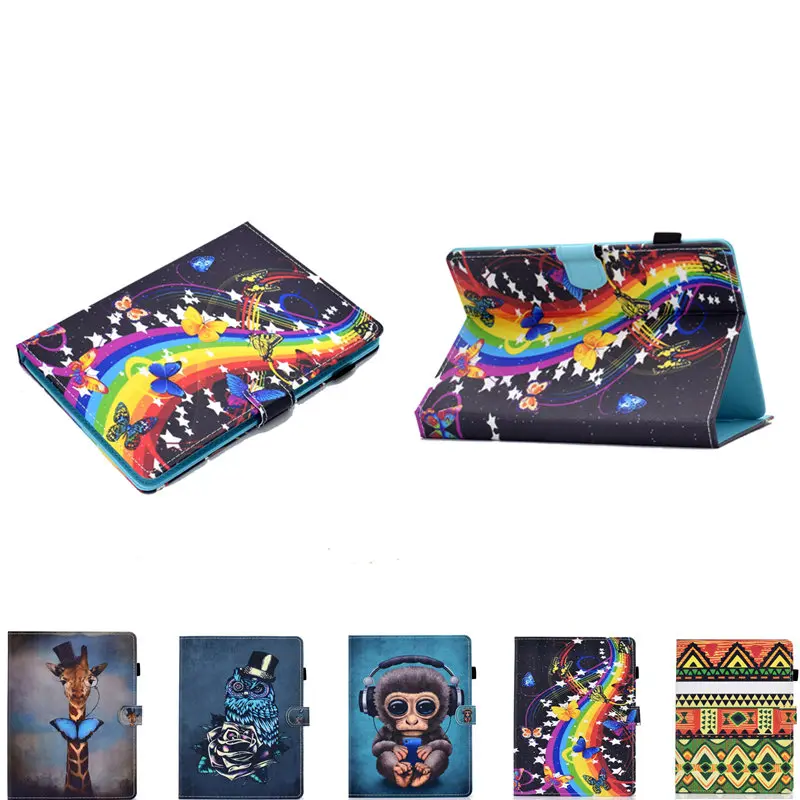 Универсальный милый мультяшный чехол для планшета Samsung Galaxy Tab A6 E 4 3 2/Lenovo E7 2 7 /Huawei