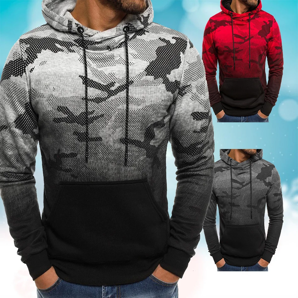 

Мужская толстовка 2021, модная новинка, Мужская крутая приталенная Повседневная Толстовка, цветной свитер, мужская модель, 3 цвета, уличная од...