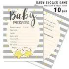 Карточки для советов и предсказаний для игры Baby Shower, новая книга для сообщений родителей 24BE